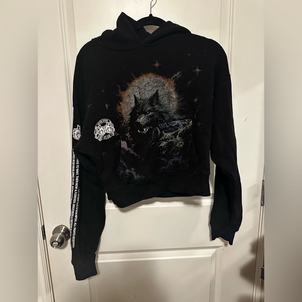 Darc Sport Black Wolf Graphic Sweater